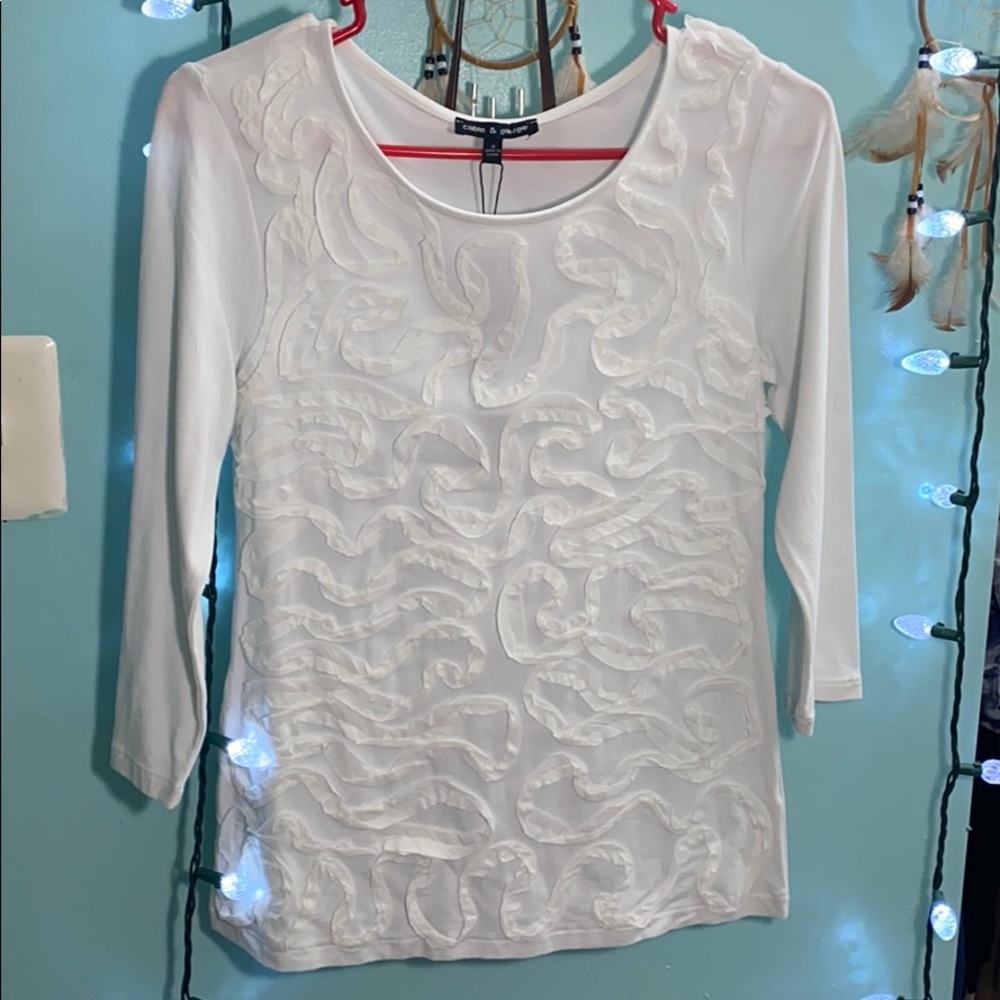 NEW white long sleeve